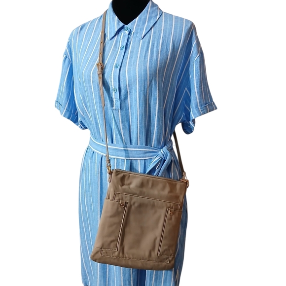 Marc By Marc Jacobs Nylon Crossbody Bag with Utilitarian Design - Tan/Khaki - Picture 2 of 12